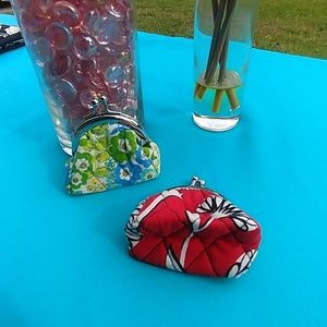 Vera Bradley Kiss Lock Change Purse